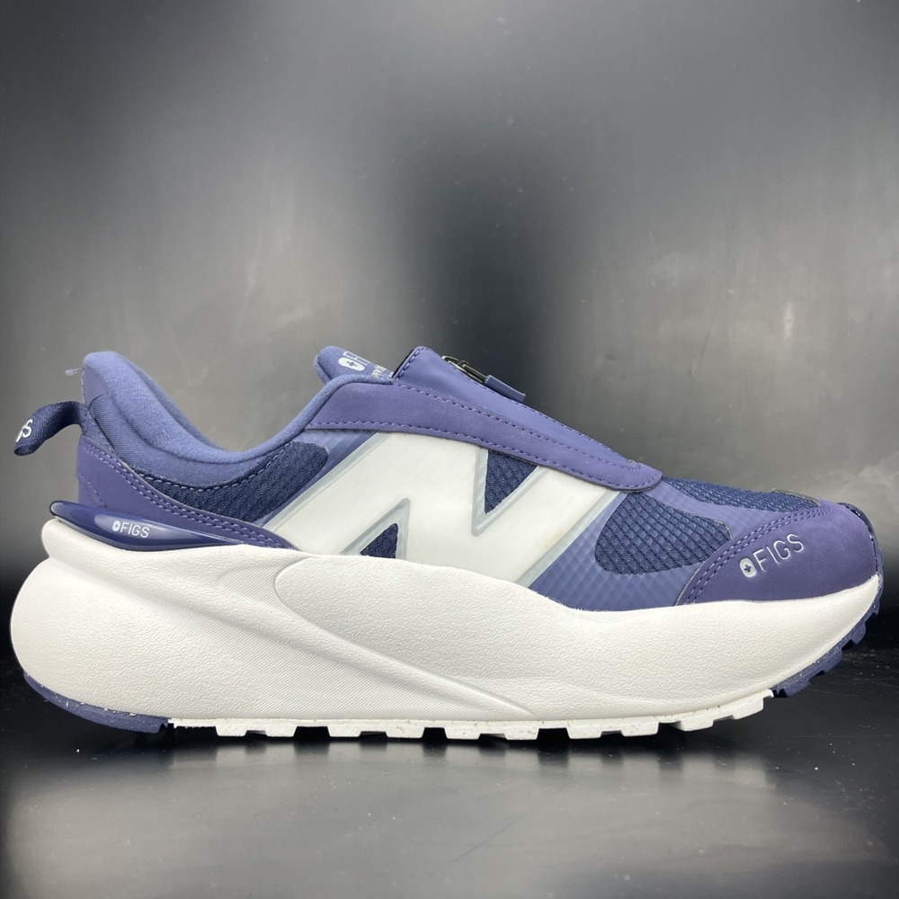 FIGS x New Balance 3447 Zip Sneaker - Women's Size 8 'Navy/White' (U3447ZBC)